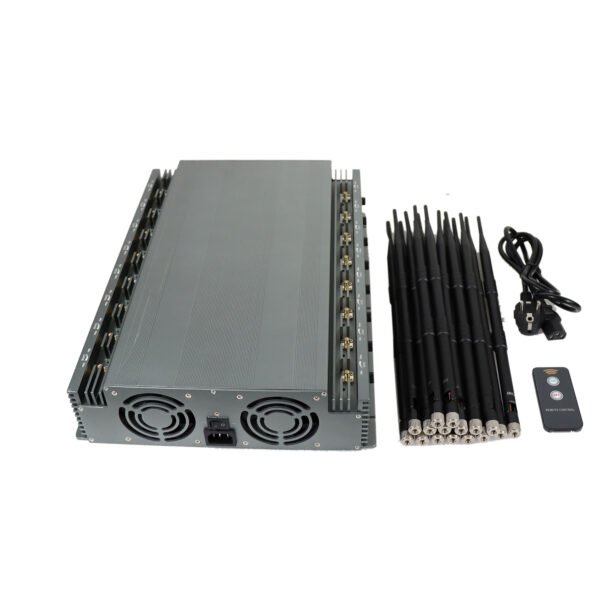 desktop 16 antennas wifi gps 2g 4g 3g 5g jammer 5